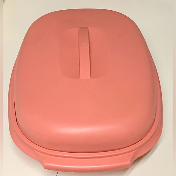 Vtg 3 Piece Tupperware 6 Cup Microwave Steamer Steam Cooker - Picture 2 of 16